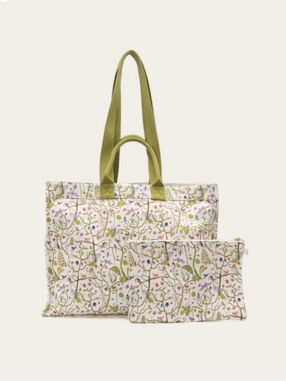 Timo & Violet Everywhere Tote Bag - Tropical Garden Upscale Diaper Bag, NWT